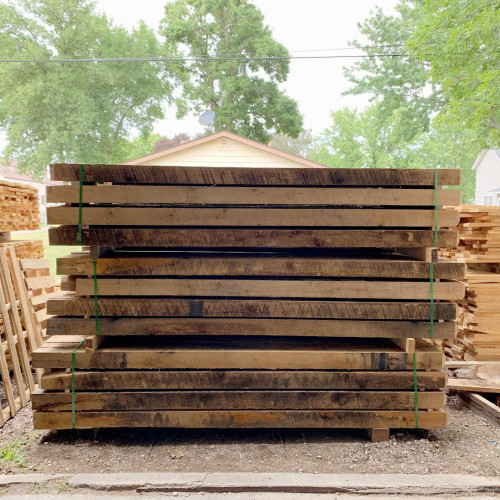 stack of 4"x4" fence posts