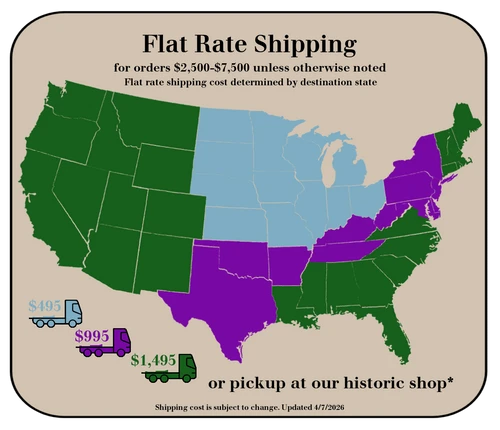 shipping rate map