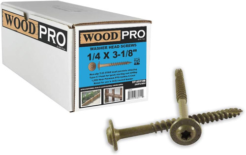 visual of screws for fence rail fastening