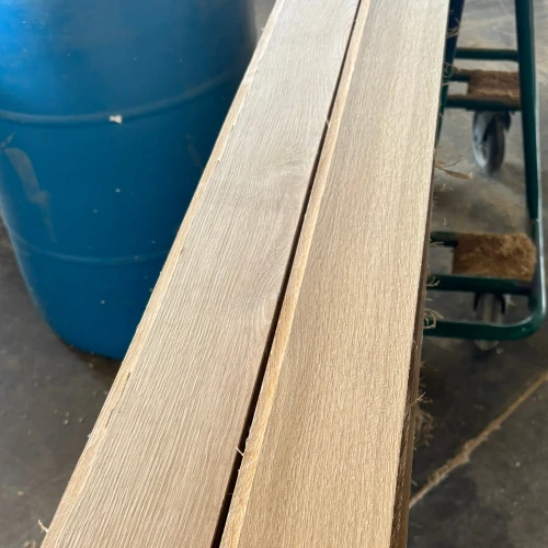 face of white oak tongue and groove