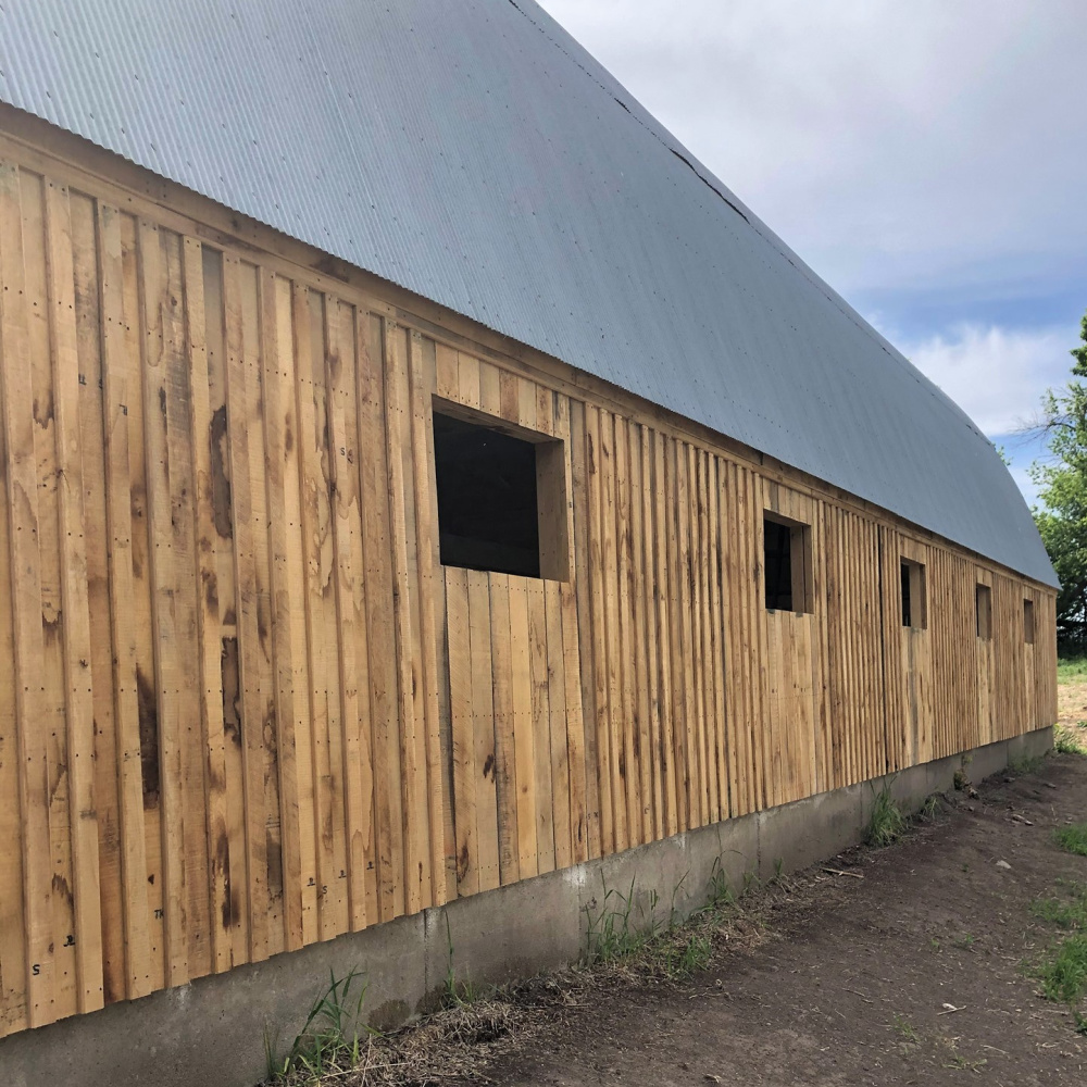 Weathered Wood Board And Batten