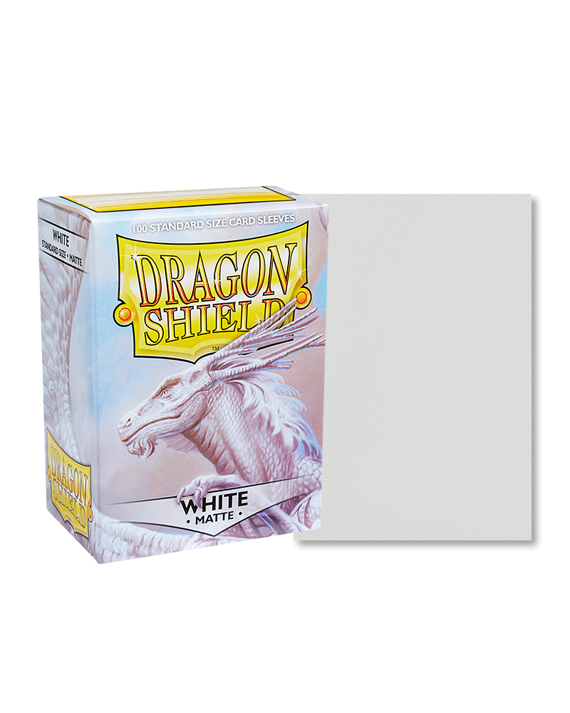 Dragon Shields: Matte White - One Eyed Jacques