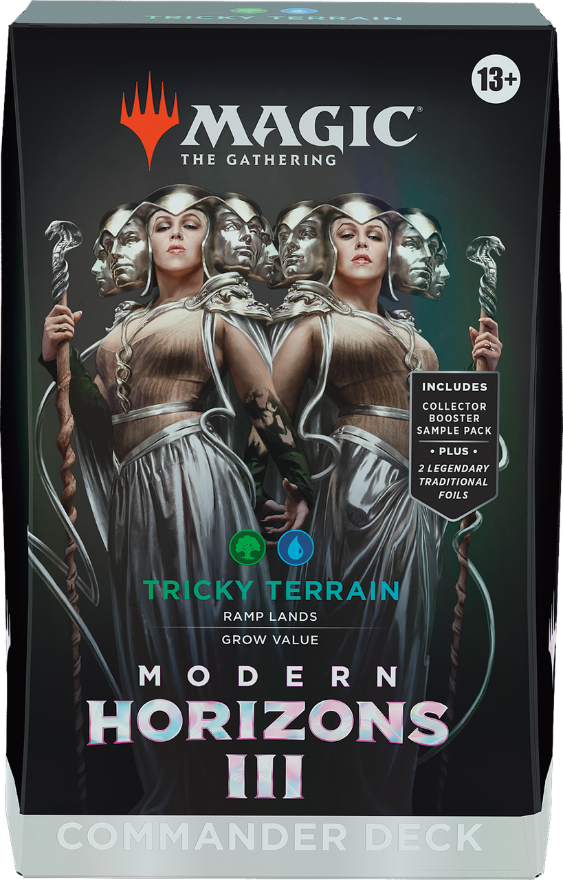 Magic the Gathering: Modern Horizons 3 Commander Deck - Tricky Terrain - One Eyed Jacques Magic the Gathering: Modern Horizons 3 Commander Deck - Tricky Terrain - One Eyed Jacques