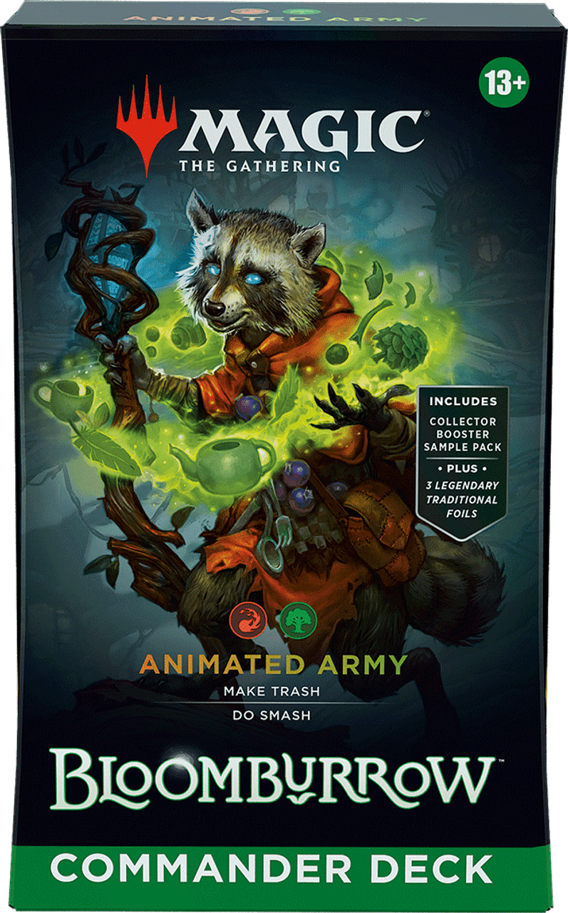 Magic The Gathering CCG Bloomburrow Animated Army Commander Deck magic-the-gathering-ccg-bloomburrow-animated-army-commander-deck
