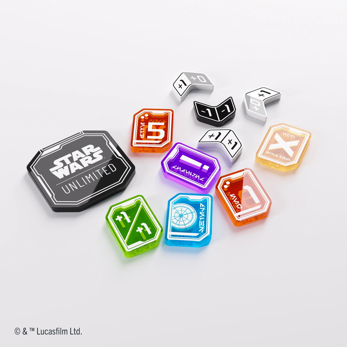 Star Token Colorful Star Wars: Unlimited - Premium Tokens Pro - One Eyed Jacques