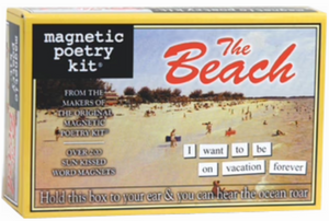 Magnetic Poetry Kit - the beach
