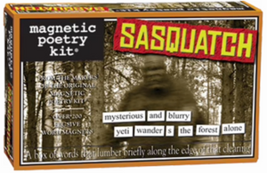 Magnetic Poetry Kit - sasquatch big foot Magnetic Poetry Kit - sasquatch big foot