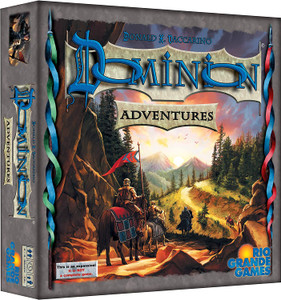 Gray box featuring title and cover art with knights travelling on an adventure Gray box featuring title and cover art with knights travelling on an adventure