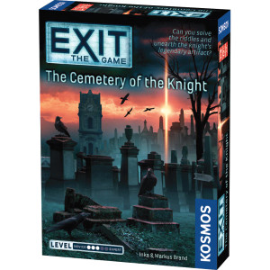 game box featuring series and instalment title and cover image of a medieval cemetery game box featuring series and instalment title and cover image of a medieval cemetery