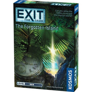 game box featuring series and instalment title and cover image of island foliage and a pocket watch game box featuring series and instalment title and cover image of island foliage and a pocket watch