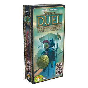 Board game box featuring game title and an illustration of ancient civilizations. Board game box featuring game title and an illustration of ancient civilizations.