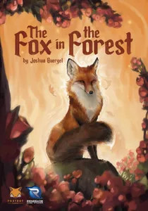 Board game box with title and a fox sitting under a tree. Board game box with title and a fox sitting under a tree.