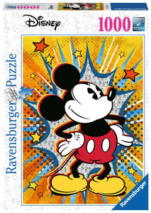 Puzzle box featuring a depiction of a retro comic book style Mickey Mouse circa 1930. Puzzle box featuring a depiction of a retro comic book style Mickey Mouse circa 1930.