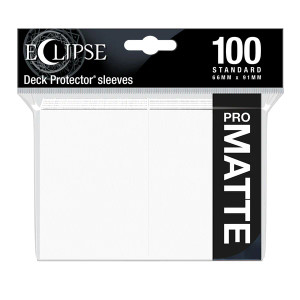 Plastic Eclipse Matte sleeve packaging showcasing the arctic white sleeve color. Plastic Eclipse Matte sleeve packaging showcasing the arctic white sleeve color.