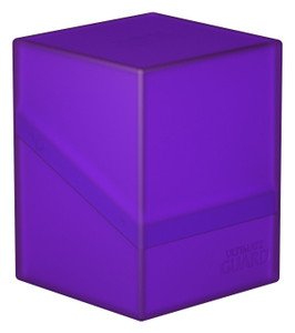 Closed ultimate guard boulder deck box in the color amethyst. Closed ultimate guard boulder deck box in the color amethyst.