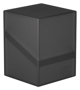 Closed ultimate guard boulder deck box in the color onyx.