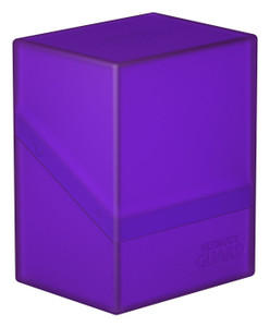 Closed ultimate guard boulder deck box in the color amethyst. Closed ultimate guard boulder deck box in the color amethyst.