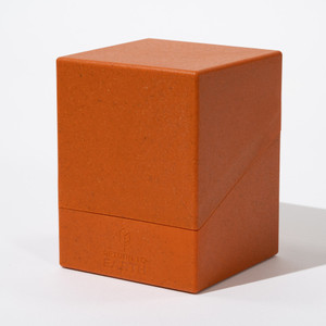 Closed ultimate guard return to earth deck box in the color orange. Closed ultimate guard return to earth deck box in the color orange.