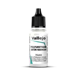 Vallejo Game Color paint bottle with product name printed on a white and green label. Vallejo Game Color paint bottle with product name printed on a white and green label.