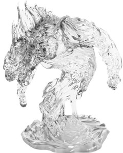 A partially translucent unpainted Animated Acid Breath miniature on a a white background. A partially translucent unpainted Animated Acid Breath miniature on a a white background.