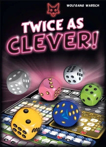 Board game box featuring game title and colorful dice being rolled over a scoresheet, with a burst of pink light in the background. Board game box featuring game title and colorful dice being rolled over a scoresheet, with a burst of pink light in the background.