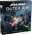 Board game box featuring game title and a space battle with the Millenium Falcon.