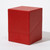 Closed ultimate guard return to earth deck box in the color red.