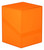 Closed ultimate guard boulder deck box in the color poppy topaz.