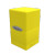 Closed ultra pro satin tower deck box in the color yellow.