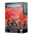 Warhammer 40,000 box featuring an image of 3 fully painted miniatures looming over a rocky surface with red skies and ruins in the background.