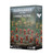 A Warhammer box titled "Combat Patrol: Blood Angles" with a display of red miniatures atop a green background.