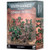 Warhammer 40,000 box featuring an image of 10 fully painted miniatures on a rocky hill with ruins in the background.