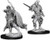 Two unpainted Male Elf Rogue miniatures on a white background. The one on the left is wielding a longbow and the one on the right is wielding a sword.