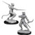 Two unpainted Male Tabaxi Rogue miniatures on a white background.