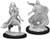 Two unpainted Male Elf Sorcerer miniatures on a white background.