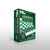 A green box with the words "Bobby Fischer" and "Learn to Play Chess" on the front. There is an image of a white and green chessboard with white and black chessmen and a pair of "Equalizer Dice" to add a variation to the game suitable for beginners vs more experienced players.