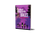 An RPG book titled "Kids on Bikes 2nd Edition."  The first half of the title is in large, clunky white font across the top and the second half is in smaller, hot pink font underneath it.  The cover art is a wash of primarily purple, pink, and black.  It's a dusk scene on a street with trees flanking either side.  Five silhouettes spread across the road, each of a child on a bike.  Three our of five have a headlight of bright white and yellow.  Each is outline is distinct, and they are staggered in distance. An RPG book titled "Kids on Bikes 2nd Edition."  The first half of the title is in large, clunky white font across the top and the second half is in smaller, hot pink font underneath it.  The cover art is a wash of primarily purple, pink, and black.  It's a dusk scene on a street with trees flanking either side.  Five silhouettes spread across the road, each of a child on a bike.  Three our of five have a headlight of bright white and yellow.  Each is outline is distinct, and they are staggered in distance.