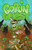 An RPG titled "Goblin Quest" in large, bright green bubble letters that take up the top half of the RPG book.  The art below features several small, green creatures with large, bat-like ears and wearing underpants scampering around a trash pile in various states of either euphorbia or panic.  A central goblin holds up a skillet with fried eggs and bacon, still steaming.