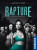 A board game titled "Mater of Crime: Rapture" in grey and blue-green font at the top of the cover.  The art below depicts a lineup of characters from the game in black-and-white, save for a blue-green outfit on the central figure, a woman with long box braids that are half pulled back and bedazzled with beads.  Behind them are tropical trees. A board game titled "Mater of Crime: Rapture" in grey and blue-green font at the top of the cover.  The art below depicts a lineup of characters from the game in black-and-white, save for a blue-green outfit on the central figure, a woman with long box braids that are half pulled back and bedazzled with beads.  Behind them are tropical trees.