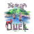 A board game titled "Isle of Cats Duel" with the first half of the title at the top and the second at the bottom of the box.  The font is designed to resemble carved stone covered in moss and vines.  Two fantastical cats are perched on the letters of the bottom section of title.  The first is a red, striped cat with antlers, and the second is a green cat with feather-like tuffs of fur on their cheeks and tail.  Behind them is a scene from a tropical harbor in which two sailboats are docked.  The scene is surrounded by a white border that fades in to the image. A board game titled "Isle of Cats Duel" with the first half of the title at the top and the second at the bottom of the box.  The font is designed to resemble carved stone covered in moss and vines.  Two fantastical cats are perched on the letters of the bottom section of title.  The first is a red, striped cat with antlers, and the second is a green cat with feather-like tuffs of fur on their cheeks and tail.  Behind them is a scene from a tropical harbor in which two sailboats are docked.  The scene is surrounded by a white border that fades in to the image.