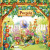 A board game titled "Pergola" on a little wooden sign above a trellis with a vine growing around it.  Beyond this entry is a blossoming garden painted in watercolors.  Bees and other bugs float about a wagon full of flowers in full color, and a straw hat hangs from  the top of it. A board game titled "Pergola" on a little wooden sign above a trellis with a vine growing around it.  Beyond this entry is a blossoming garden painted in watercolors.  Bees and other bugs float about a wagon full of flowers in full color, and a straw hat hangs from  the top of it.