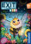 A board game titled "EXIT: The Game - Kids: The Great Bee-scape" across the top and bottom of the cover.  The art depicts a cartoon bumblebee holding a pot of golden honey and surrounded by flowers.  Peeking around the edges of the cover are a grasshopper holding a magnifying glass and a ladybug, both with smiling faces to match the bee.