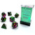 Chessex Dice - 7 Set RPG - 26434 - green purple with gold
