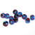 Chessex Dice - 12 Set of d6 dice block - 26658 - gemini black starlight with red