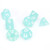 Chessex Dice - 7 Set RPG - 27405 - frosted teal with white