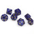 Chessex Dice - 7 Set RPG - 27427 - scarab royal blue with gold Chessex Dice - 7 Set RPG - 27427 - scarab royal blue with gold