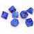 Chessex Dice - 7 Set RPG - 27436 - vortex blue with gold Chessex Dice - 7 Set RPG - 27436 - vortex blue with gold