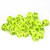 Chessex Dice - 36 Set of d6 dice block - 27830 - vortex bright green and black