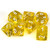 Chessex Dice - 7 Set RPG - 23072 - translucent yellow and white Chessex Dice - 7 Set RPG - 23072 - translucent yellow and white