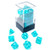 Chessex Dice - 7 Set RPG - 20385 - mini translucent teal